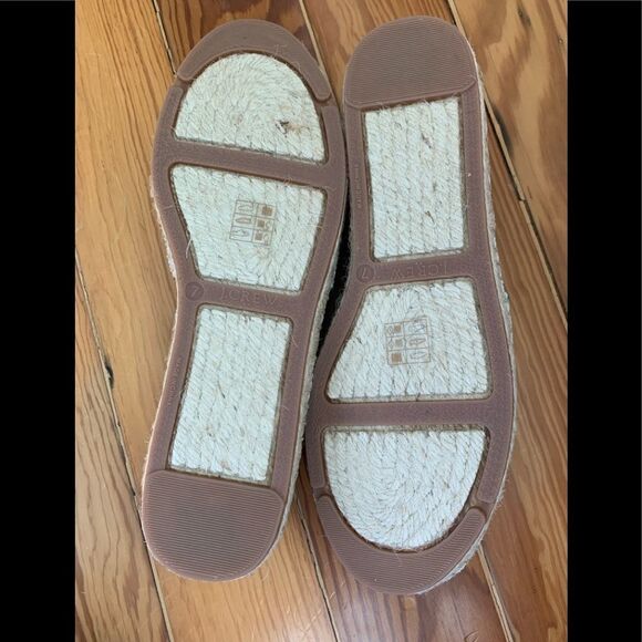 J Crew Striped Canvas Slip-on Espadrilles - Picture 4 of 6